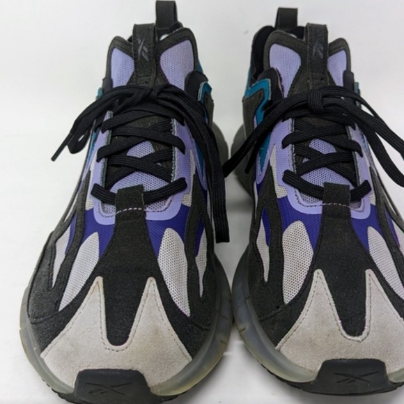 Reebok Zig Kinetica Concept Type 2 Black Teal Mens Training Sneakers FW5736 Sz 9 - Picture 2 of 6